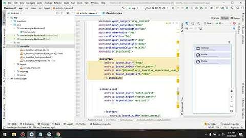 Android Dashboard/cardview/animation