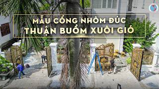1 công trình 2 bộ cổng Thuận Buồm Xuôi Gió tại KDC An Hoà - Long Bình Tân