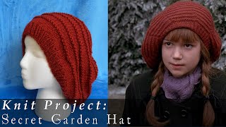 The Secret Garden Inspired Hat { Knit } - YouTube