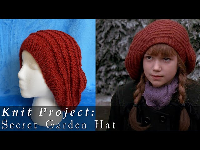 The Secret Garden Inspired Hat { Knit } - YouTube