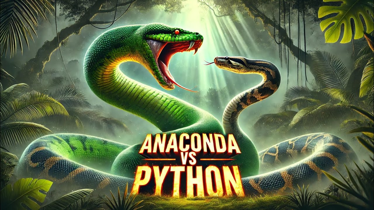 anaconda vs python: exploring their key differences |... "Anaconda vs Python: The Ultimate Battle of Giants!" - YouTube