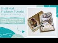 Snail Mail Flipbook Tutorial | Using 2 card bases | Beginner Friendly Mail