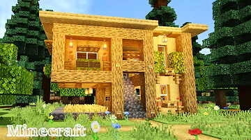 マイクラ 森の家 作り方