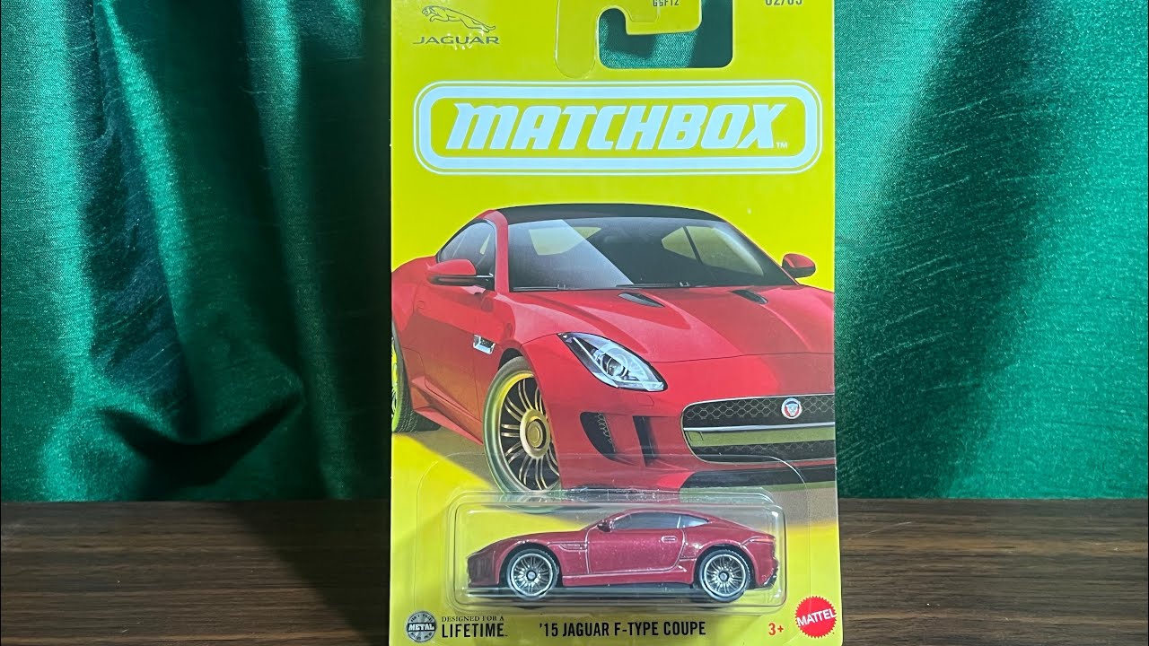 Matchbox 2020 MBX Highway 2015 Jaguar F-Type Coupe Diecast Car – Blue, 1:64 Scale, Collectible Model 52/100 - View #8