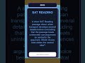 SAT Reading Questions Practice #0006 | Central Idea and Inference | Hard