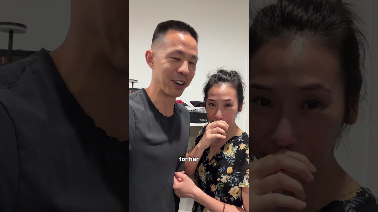 She made a video for me and cried while showing me