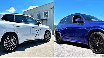 New BMW X1 2023 vs BMW X5 2022 - Comparison by Supergimm