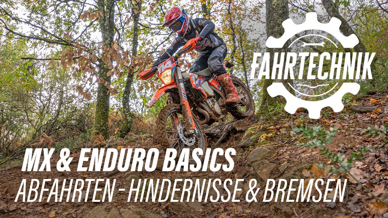 Fahrtechnik: Enduro Abfahrten Basics