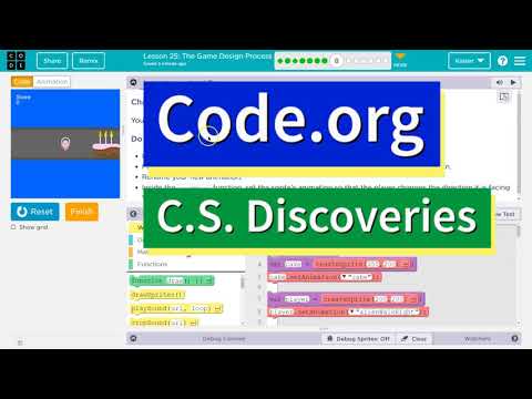 Code.org Lesson 26.7 The Game Design Process | Answer Tutorial | CSD3b + AI Discoveries 4b