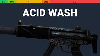 MP5-SD Acid Wash - Skin Float And Wear Preview