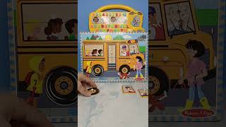 coolest yellow bus wooden puzzle