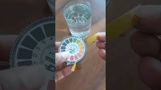 how to check pH of water by pH paper #shorts screenshot 5