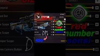 All Gun Headshot Sensitivity Setting After New OB52 Update | Free Fire Max Auto Headshot Sensitivity