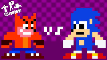 Crash vs Sonic ROUND 2 - Project Pixkill
