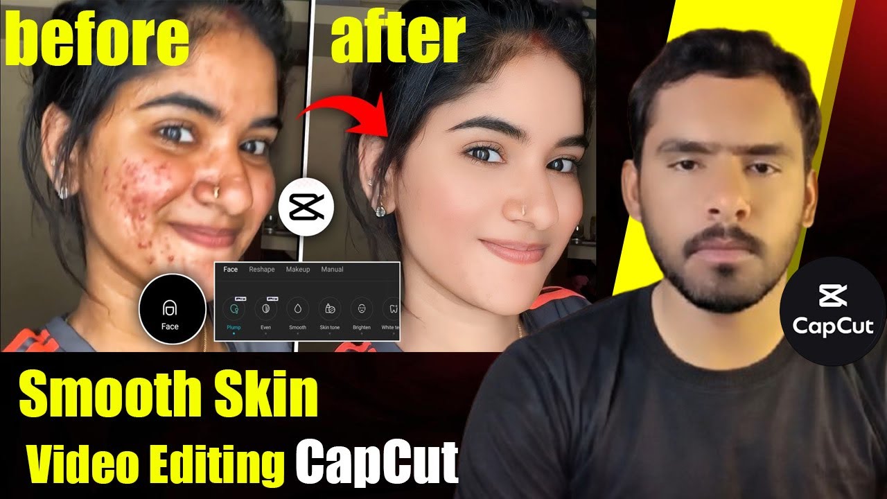 Smooth Skin Video Editing Capcut | how to convert normal video to 4k