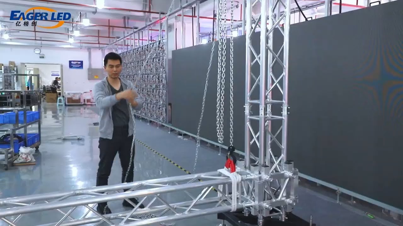 Завод по аренде светодиодных видеостен 丨 Инструкции по установке фермы