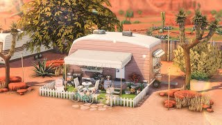 Tiny Living Retro Micro Trailer | NoCC | The Sims 4