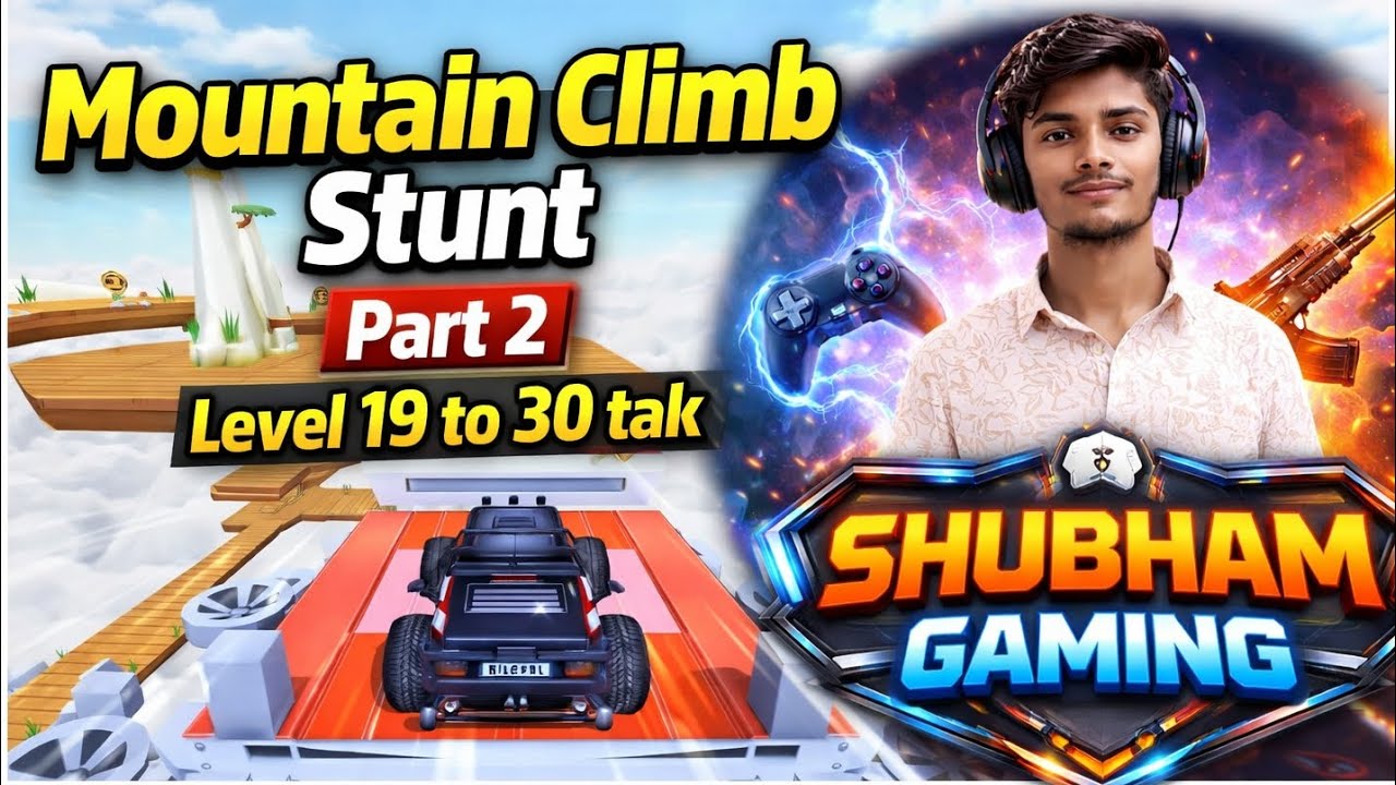 Mountain Climb Stunt Game 🎯 Extreme Hill Driving Gameplay | Impossible 🤯 Stunts & Crazy | Part 2 🔥