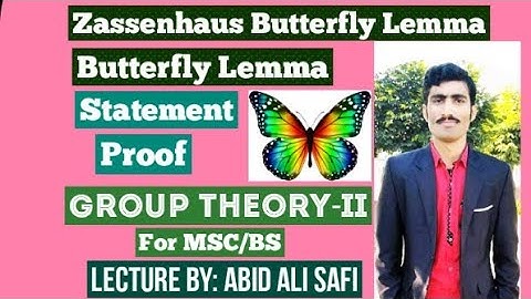 Zassenhaus Butterfly Lemma || Statement || Proof || Group Theory-II By MATH POINT ACADEMY