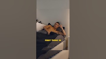 Ronaldo Reveals his Morning Routine 😮😳