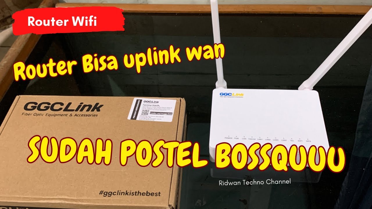 Router GGCLINK G663 Bisa UPLINK WAN dan bisa dual mode PPPOE dan ...