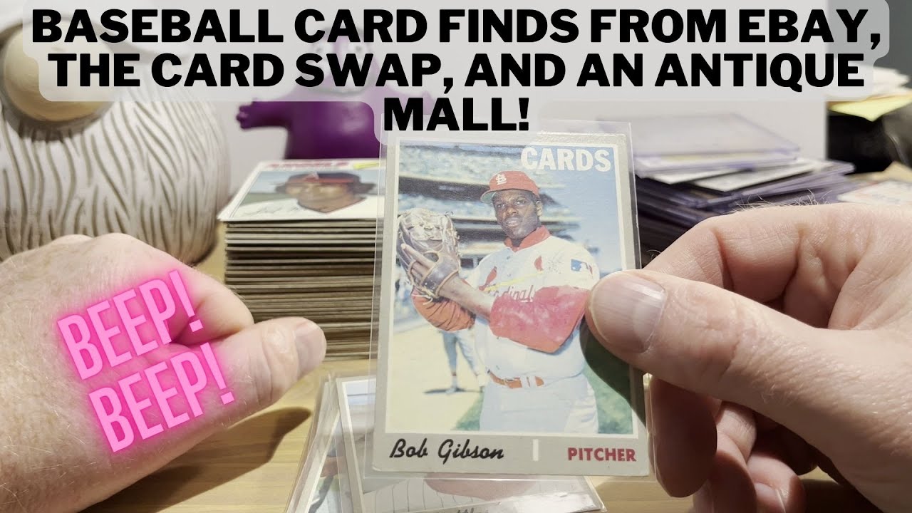 Baseball Card Finds From Ebay, The Card Swap, and an Antique Mall