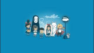 2 hour Studio Ghibili lofi mix ~ spirited away, castle in the sky, the wind rises etc