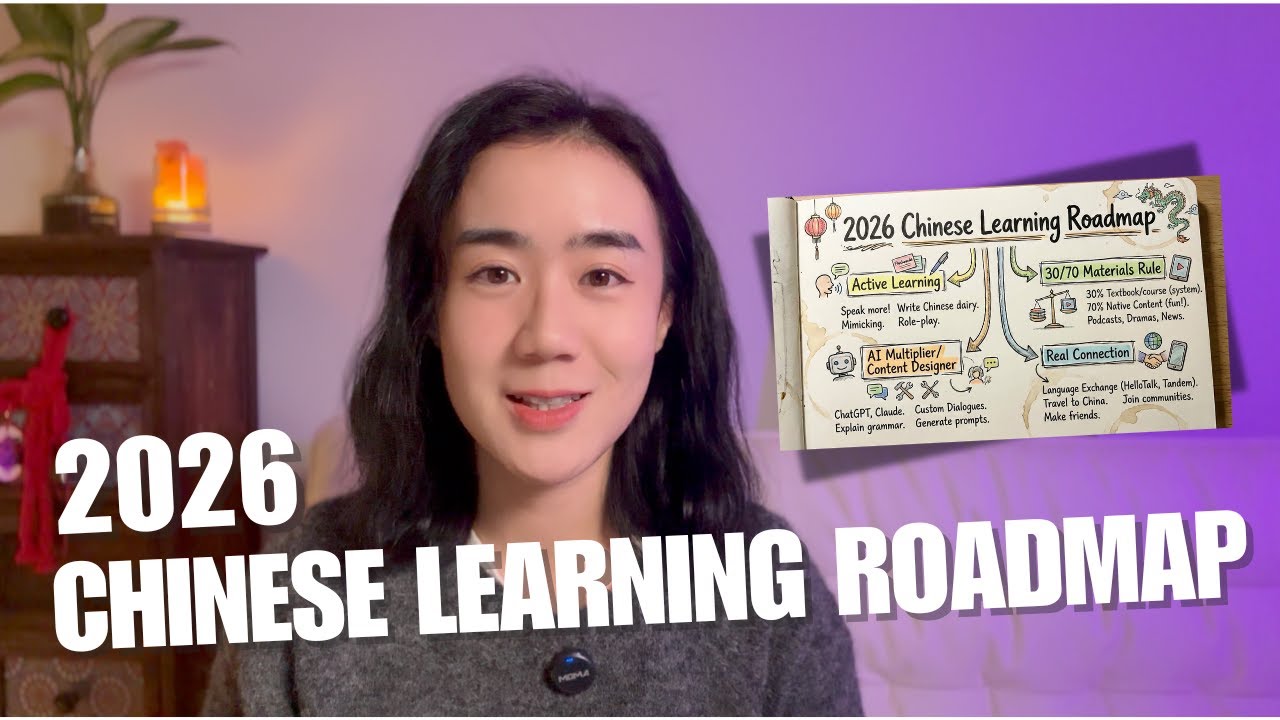 The Perfect Chinese Learning Roadmap in 2026 🗺️ Active Learning + AI + Immersion + Real Connection