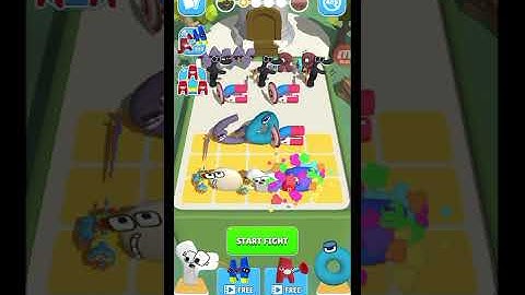 Merge Monster Alphabet Fusion Part 4 Levels (51-60) IOS Gameplay Walkthrough Android 