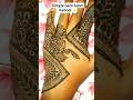 simple back hand mehndi design#sorts #Barik mehndi design