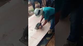 Plywood Cutter Circular Saw #construction #constructionlife #short #shorts #juancivilian