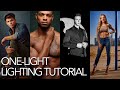 4 amazing one-light set-ups in only 10 minutes!