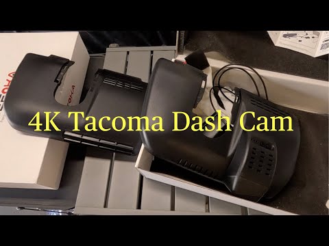 Wefoka 4K Dash Cam Review install unboxing 4th Gen Tacoma