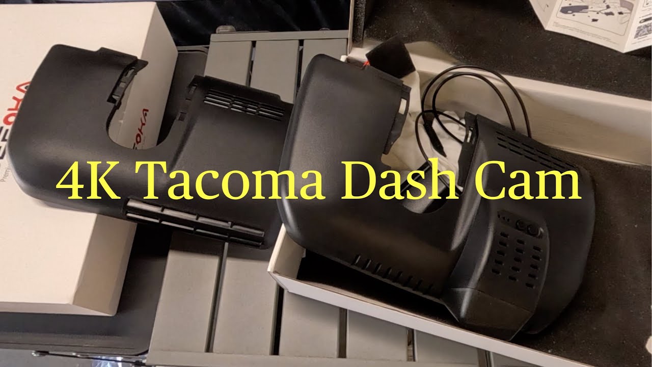 Wefoka 4K Dash Cam Review install unboxing 4th Gen Tacoma