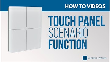 Touch Panel - How to set the Scenario function