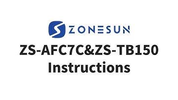 ZONESUN ZS-AFC7C&ZS-TB150 Instructions