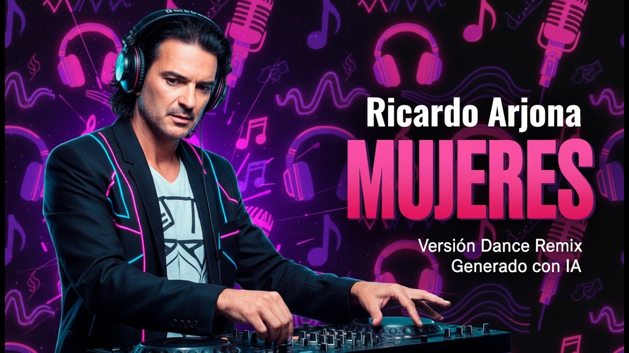 Ricardo Arjona – Mujeres | Cover IA Dance Remix 90s para bailar con actitud
