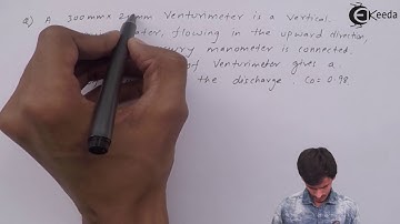 Venturi Meter and Orifice Meter Problem 2 - Fluid Flow - Fluid Mechanics