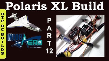 ModelAero Polaris XL FPV Seaplane Build Part 12 - Installing Eagle Tree Vector FC, EZUHF RX, ESC