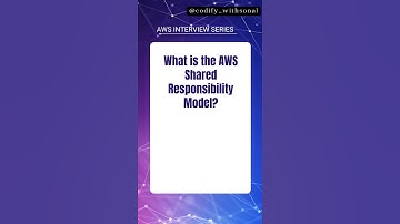 How to clear AWS Interview? | AWS Shared Responsibility Model | #shorts #ytshorts #viral #learnaws