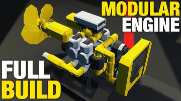 FULL Modular Engine Build (WARNING! - See Description) - Stormworks
