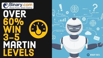 Binary.com bot Rise And Fall | Over 60% Win 3-5 Martin Levels