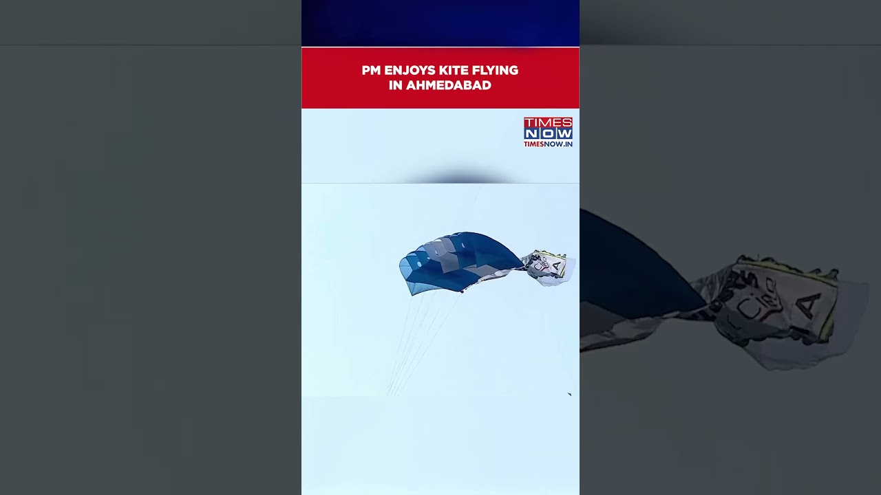 Ahmedabad: PM Modi, German Chancellor Merz Enjoy Kite Flying At Sabarmati Riverfront 
