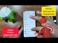 Activar Las Opciones De Programador Y DPI y Depuración USB Oppo Reno 5 Lite/Android 13