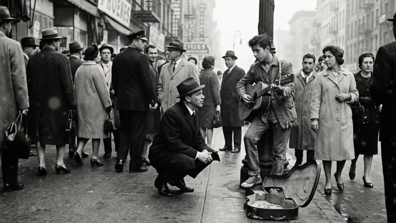 Street Kid Was Playing Frank Sinatras Song When SUDDENLY The King Himself Showed Up