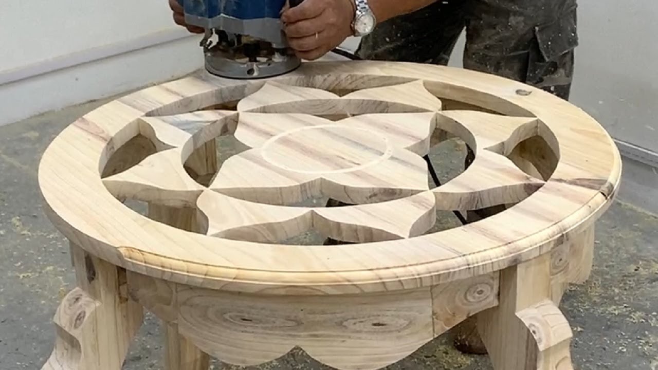 Unique Art Style Table Design Ideas Skillful Woodworking Skills YouTube