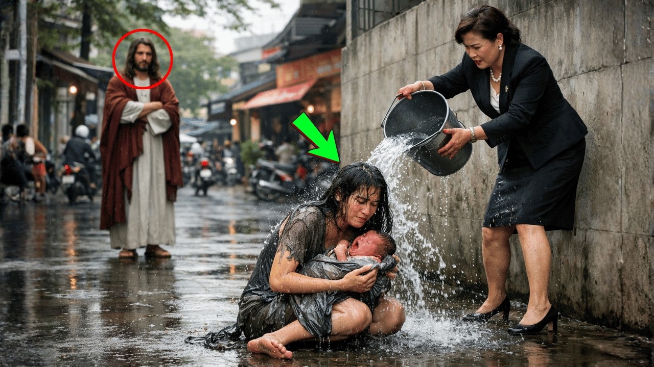 DỘI NƯỚC LẠNH LÊN MẸ VÀ CON... CHÚA GIÊSU ĐÃ DẠY BÀ MỘT BÀI HỌC KHÔNG BAO GIỜ QUÊN