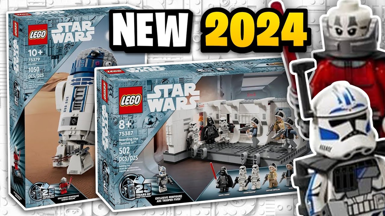 REALLY LEGO NEW 2024 LEGO Star Wars 25th Anniversary FULL SET LEAKS!  (75379 & 75387) 