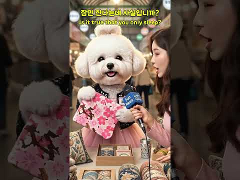 [충격] 앉으면 48시간 기절 '마약 돗자리' 유통 혐의로 취조받는 2살 비숑 #fun #애완동물 #쇼츠 #shorts #웃긴영상 #playlist