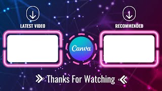 How To Make Youtube End Card On Canva